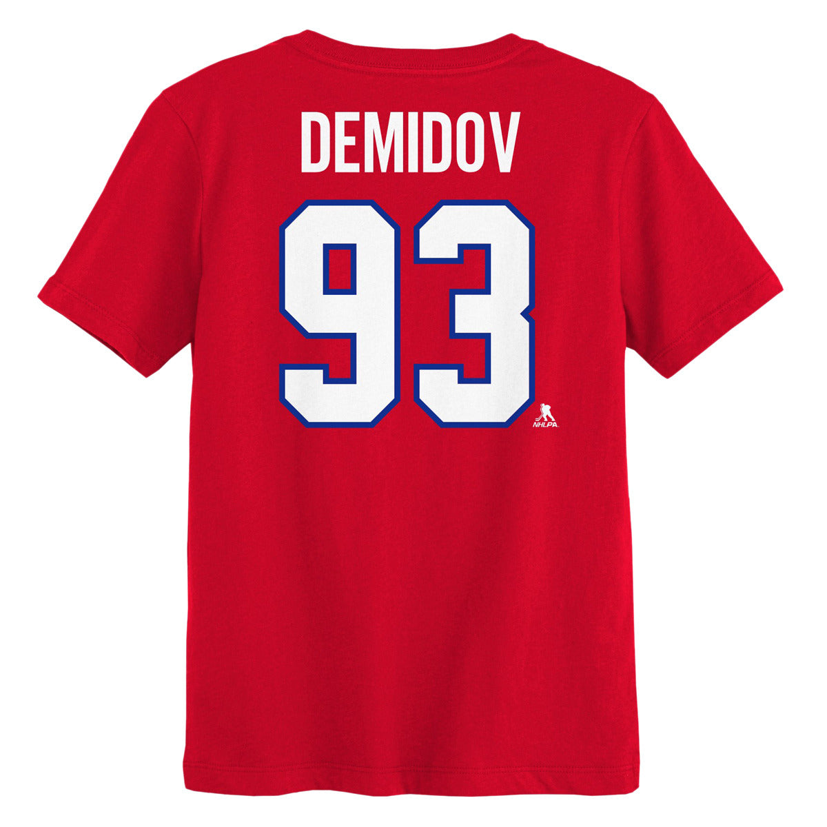 Kids Montreal Canadiens Ivan Demidov Outerstuff Red Name & Number T Shirt - 3 Size Groups