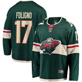 Marcus Foligno Minnesota Wild   Breakaway Jersey - Green