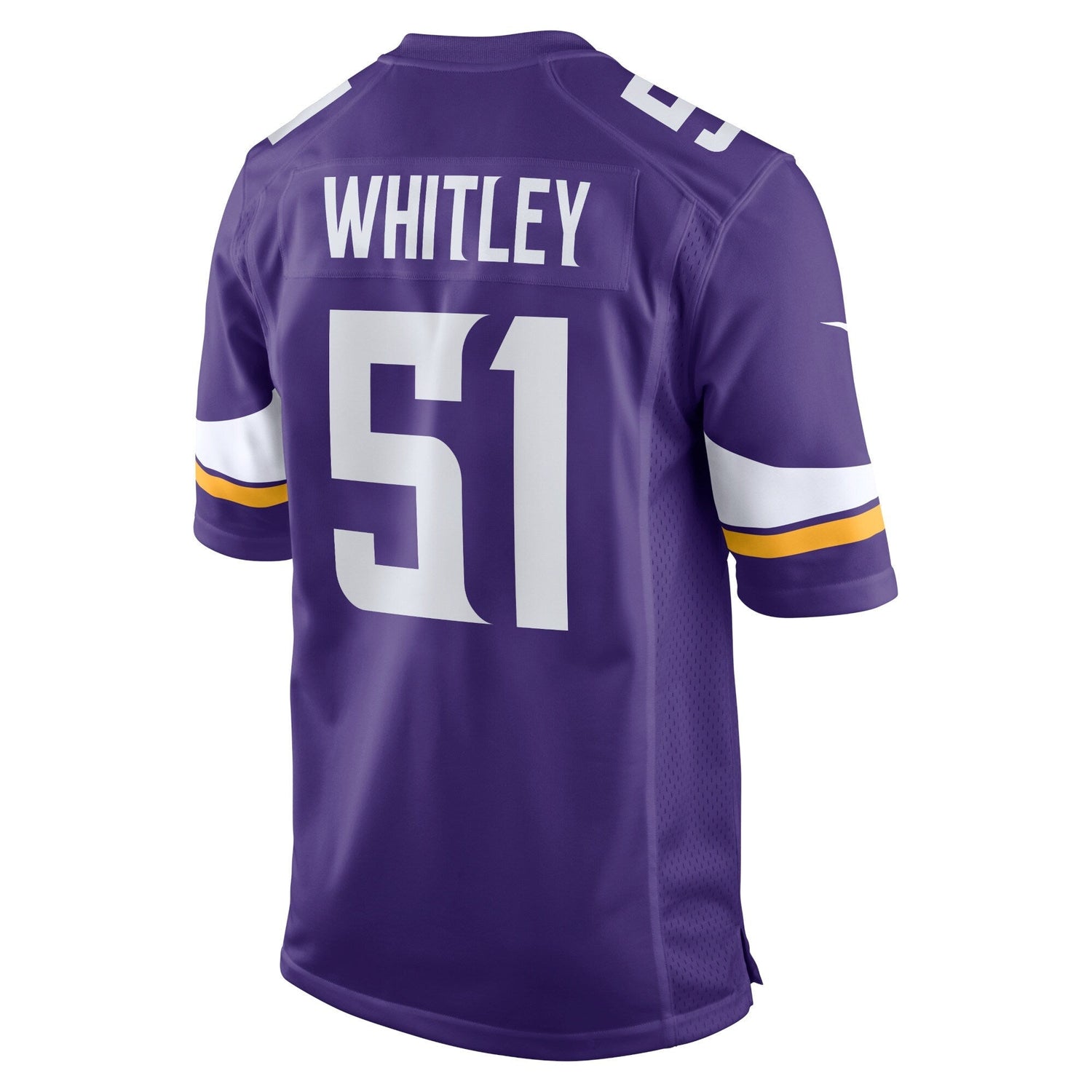 Benton Whitley Minnesota Vikings Nike Home Game   Jersey - Purple