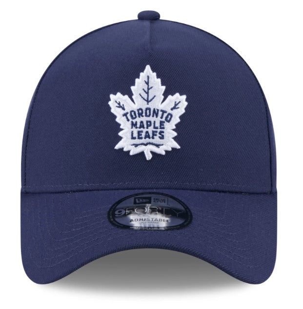 Men's Toronto Maple Leafs NHL New Era Men's Blue 9Forty A-Frame Snapback Hat
