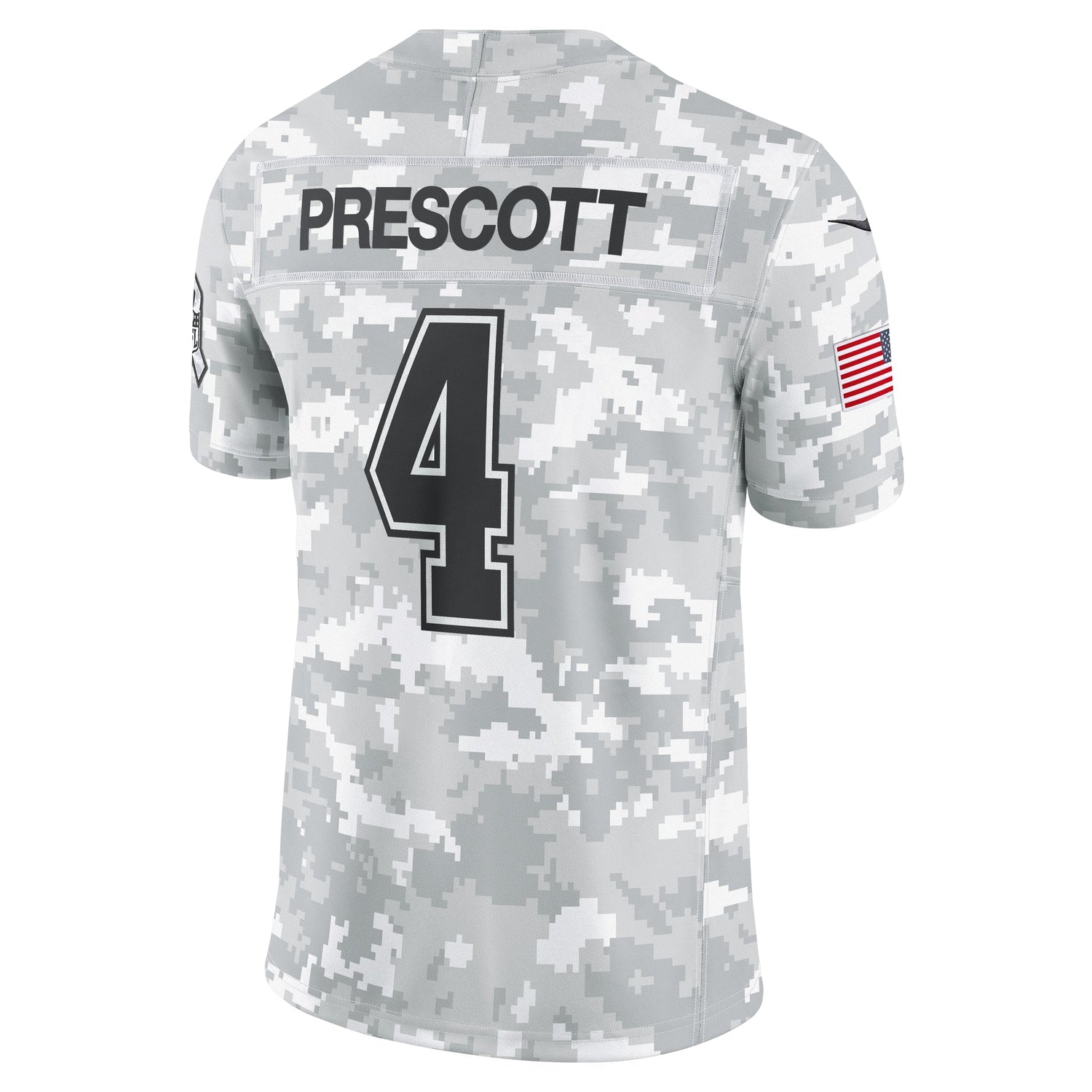 Dak Prescott Dallas Cowboys Nike 2024 Salute to Service Limited Jersey - Arctic Camo