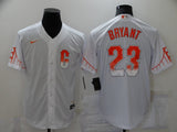 Men's San Francisco Giants Kris Bryant #23 White Baseball Jersey City Edition