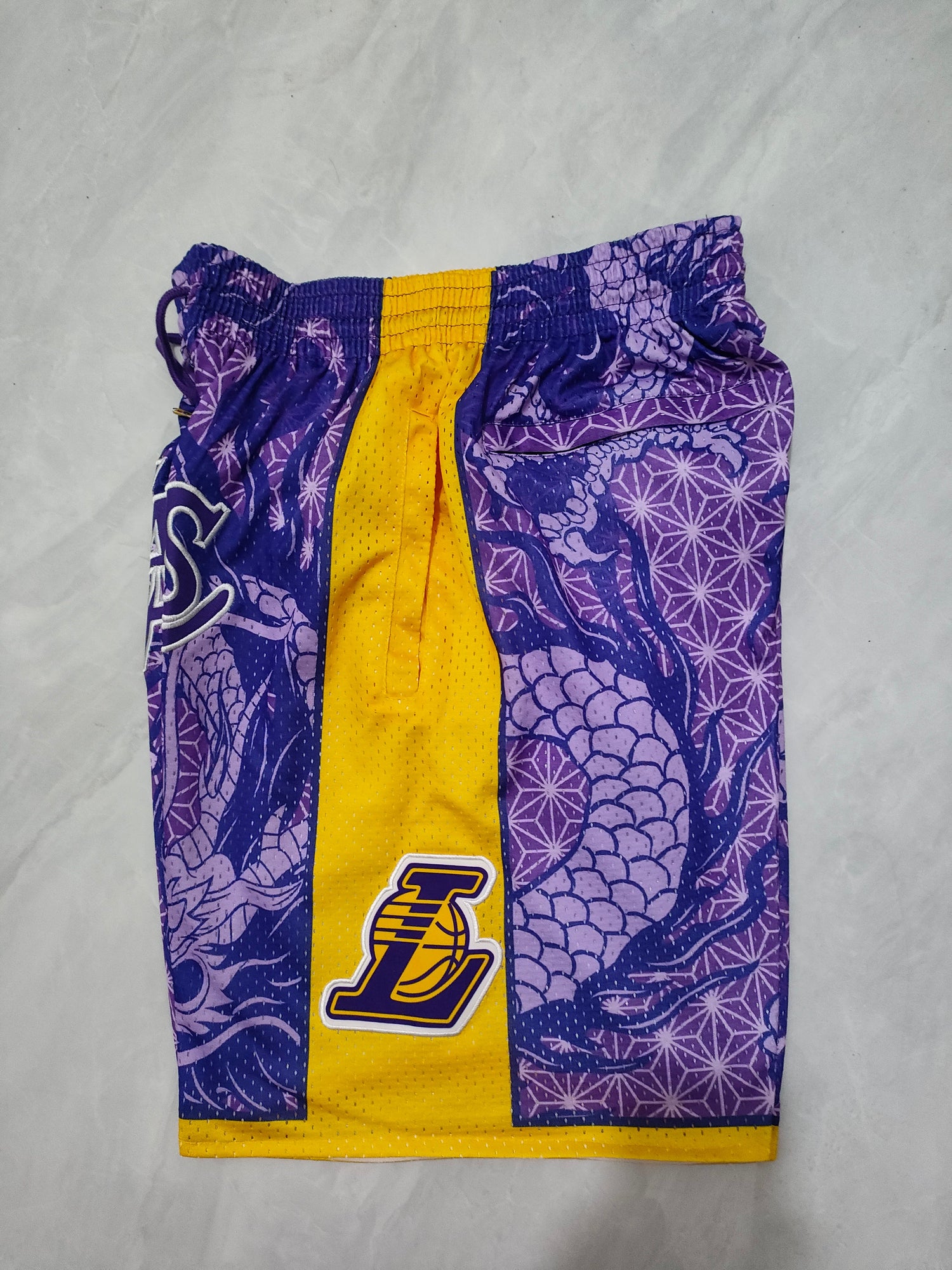 JUST DON Los Angeles Lakers Pocket Shorts