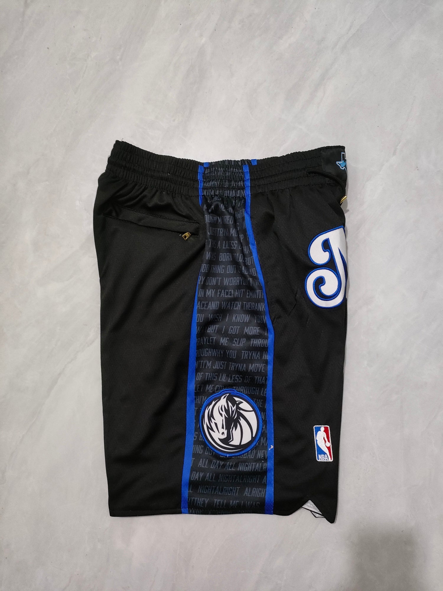JUST DON Dallas Mavericks 2024 City Edition Pocket Shorts