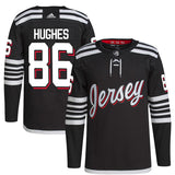 Jack Hughes New Jersey Devils   Alternate Primegreen   Jersey - Black
