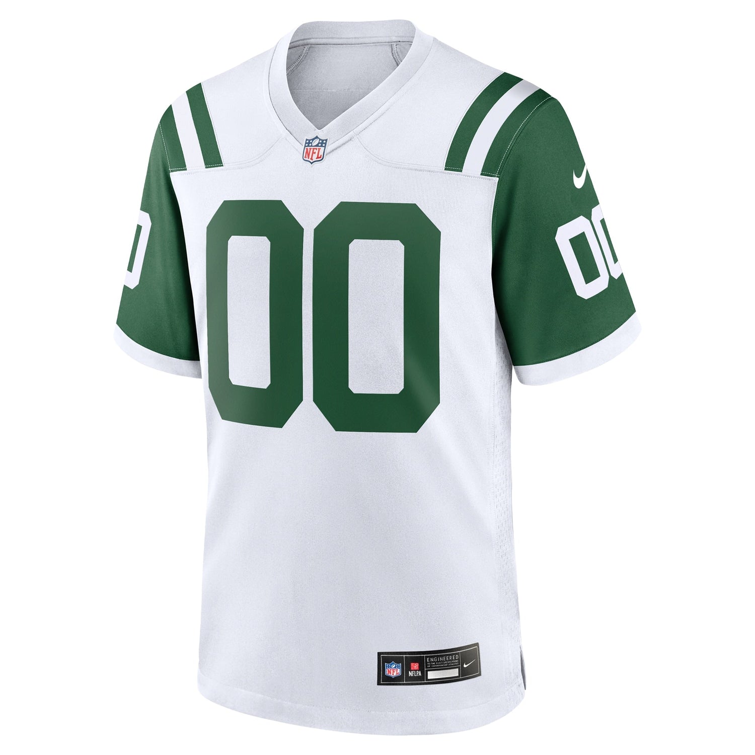 New York Jets Nike Classic Alternate Custom Replica Jersey - White