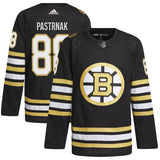 David Pastrnak Boston Bruins   Primegreen 100th Anniversary   Jersey - Black