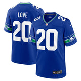 Julian Love Seattle Seahawks Nike Throwback   Game Jersey - Royal