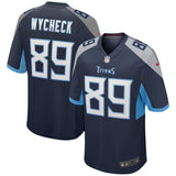 Frank Wycheck Tennessee Titans Nike Game Retired   Jersey - Navy