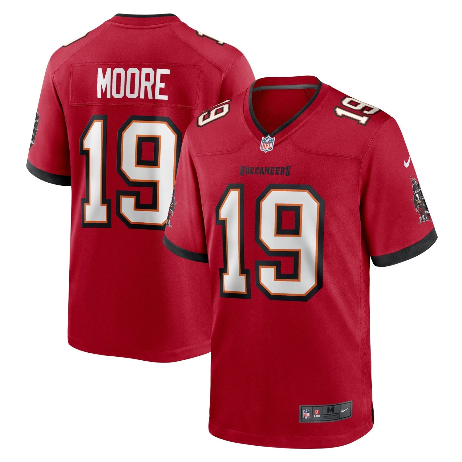 David Moore Tampa Bay Buccaneers Nike  Game Jersey -  Red