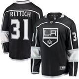 David Rittich Los Angeles Kings   Home Premier Breakaway  Jersey - Black