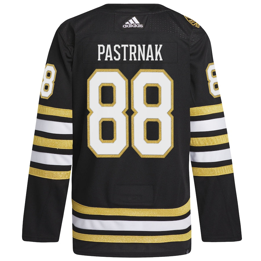 David Pastrnak Boston Bruins   Primegreen 100th Anniversary   Jersey - Black