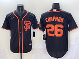 Men's San Francisco Giants Matt Chapman #26 Black Limited Player Jersey