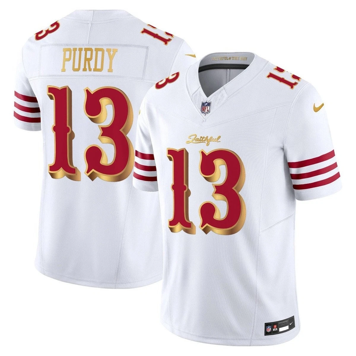 Men's Brock Purdy San Francisco 49ers 2025 Rivalries Collection F.U.S.E. Limited White Jersey
