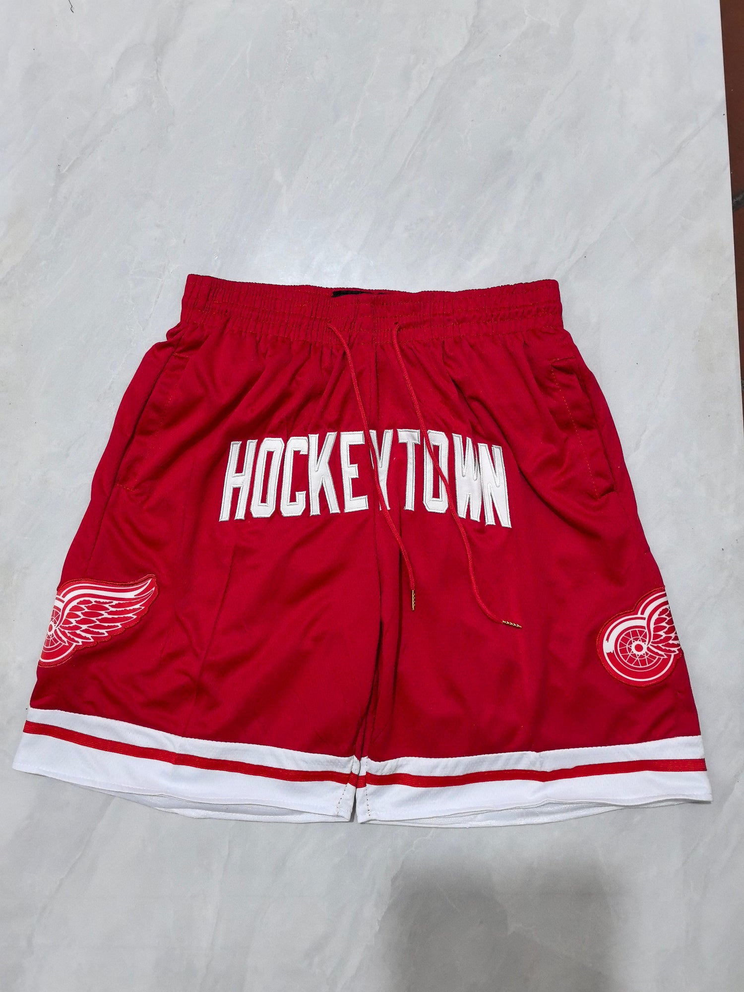 JUST DON Detroit Red Wings Pocket Shorts