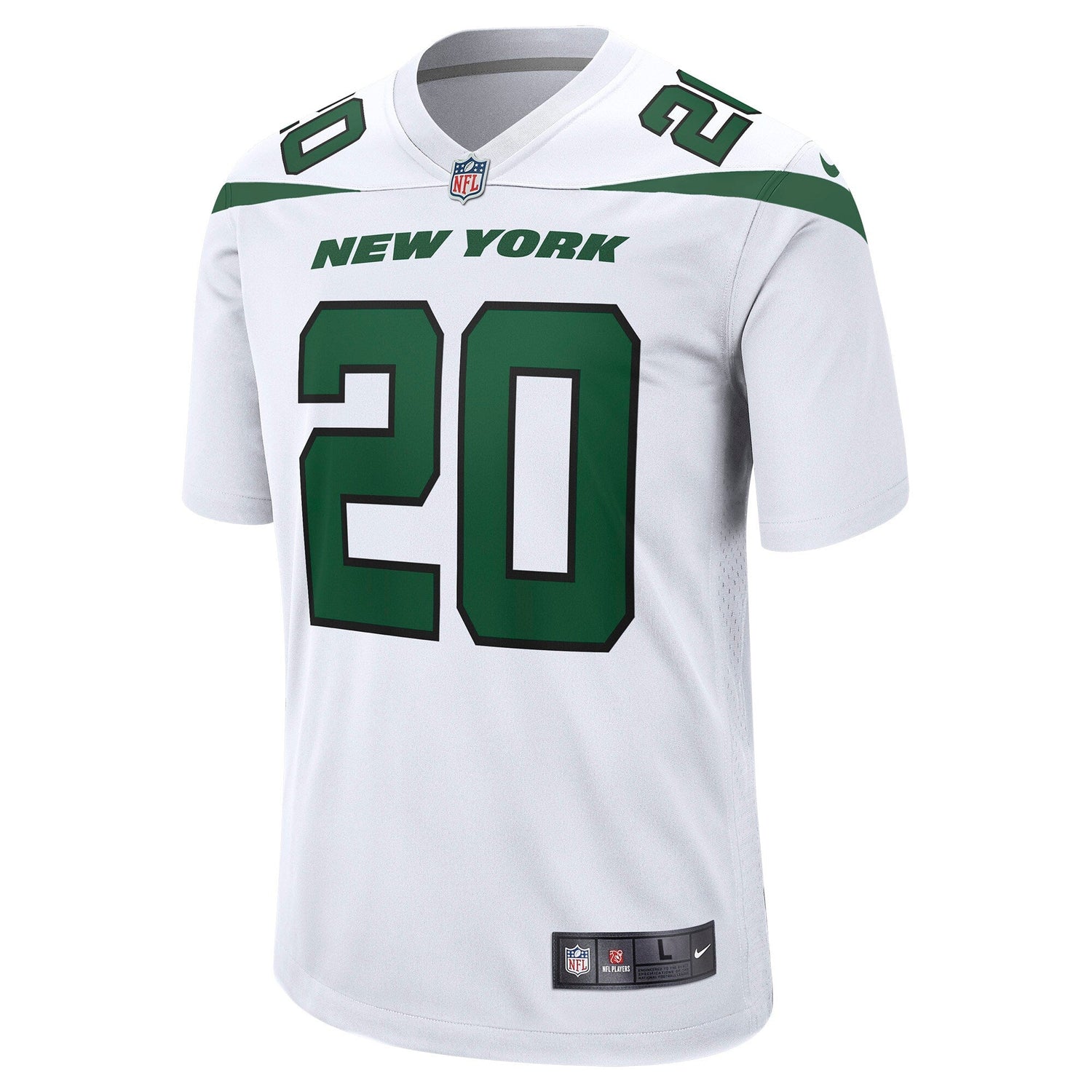 Breece Hall New York Jets Nike Away Game   Jersey - White
