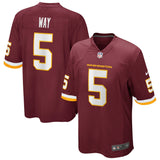 Tress Way Washington Football Team Nike Game   Jersey - Burgundy