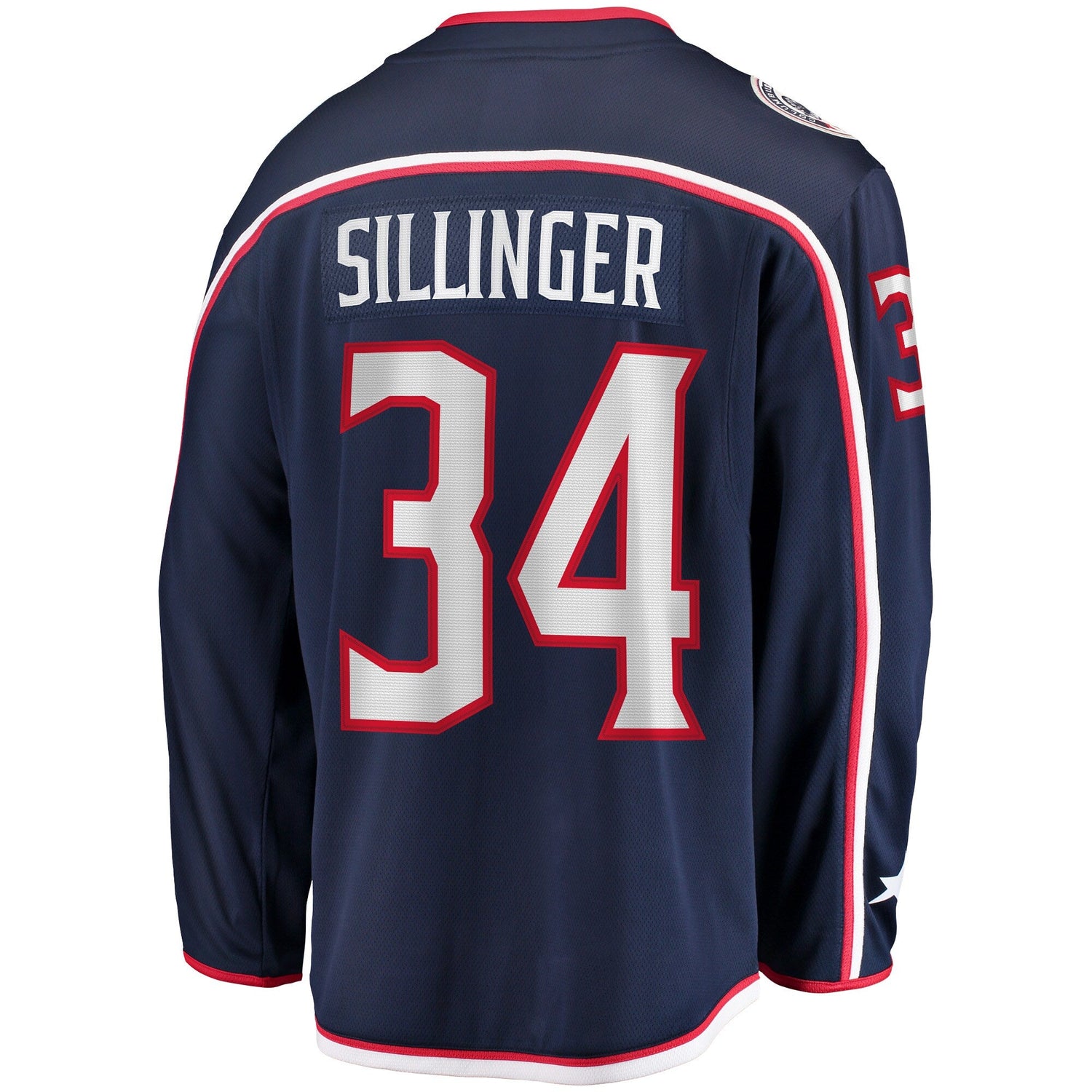 Cole Sillinger Columbus Blue Jackets   Home Breakaway  Jersey - Navy
