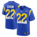 Blake Corum Los Angeles Rams Nike  Game   Jersey - Royal