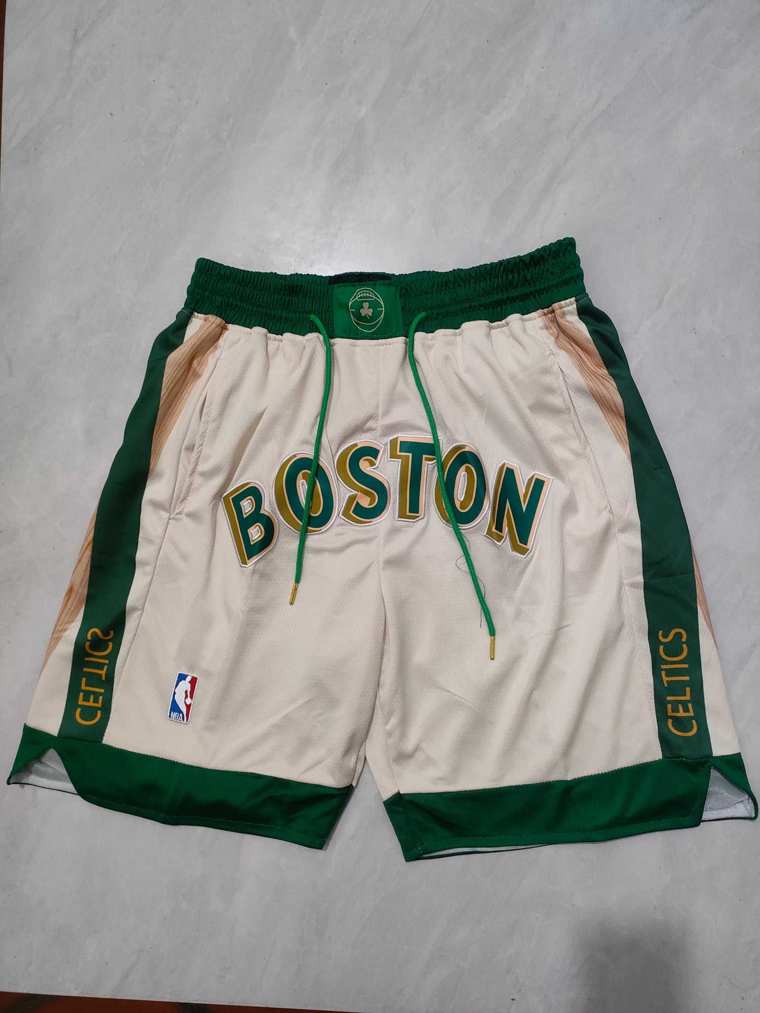 JUST DON Boston Celtics 2024 City Edition Pocket Shorts