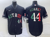 Men's Houston Astros Yordan Alvarez #44 Black  Player Jersey