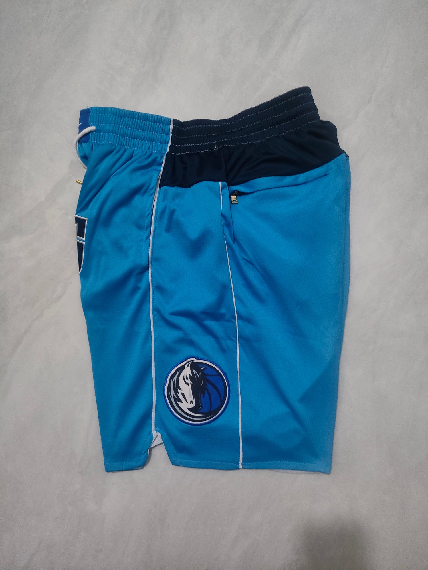JUST DON Dallas Mavericks Blue Pocket Shorts