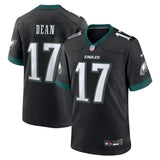 Nakobe Dean Philadelphia Eagles Nike Alternate Game Jersey - Black