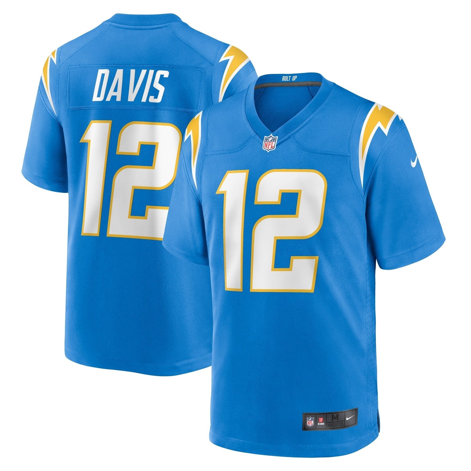 Derius Davis Los Angeles Chargers Nike Team Game Jersey - Powder Blue