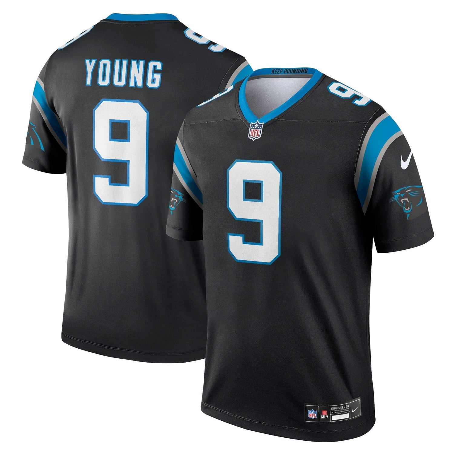 Bryce Young Carolina Panthers Nike  Legend Jersey - Black