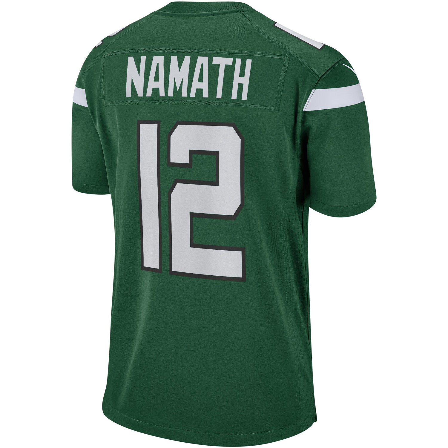 Joe Namath New York Jets Nike Game Retired   Jersey - Gotham Green