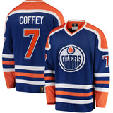 Paul Coffey Edmonton Oilers   Premier Breakaway Retired  Jersey - Blue
