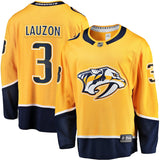 Jeremy Lauzon Nashville Predators   Home Breakaway  Jersey - Gold