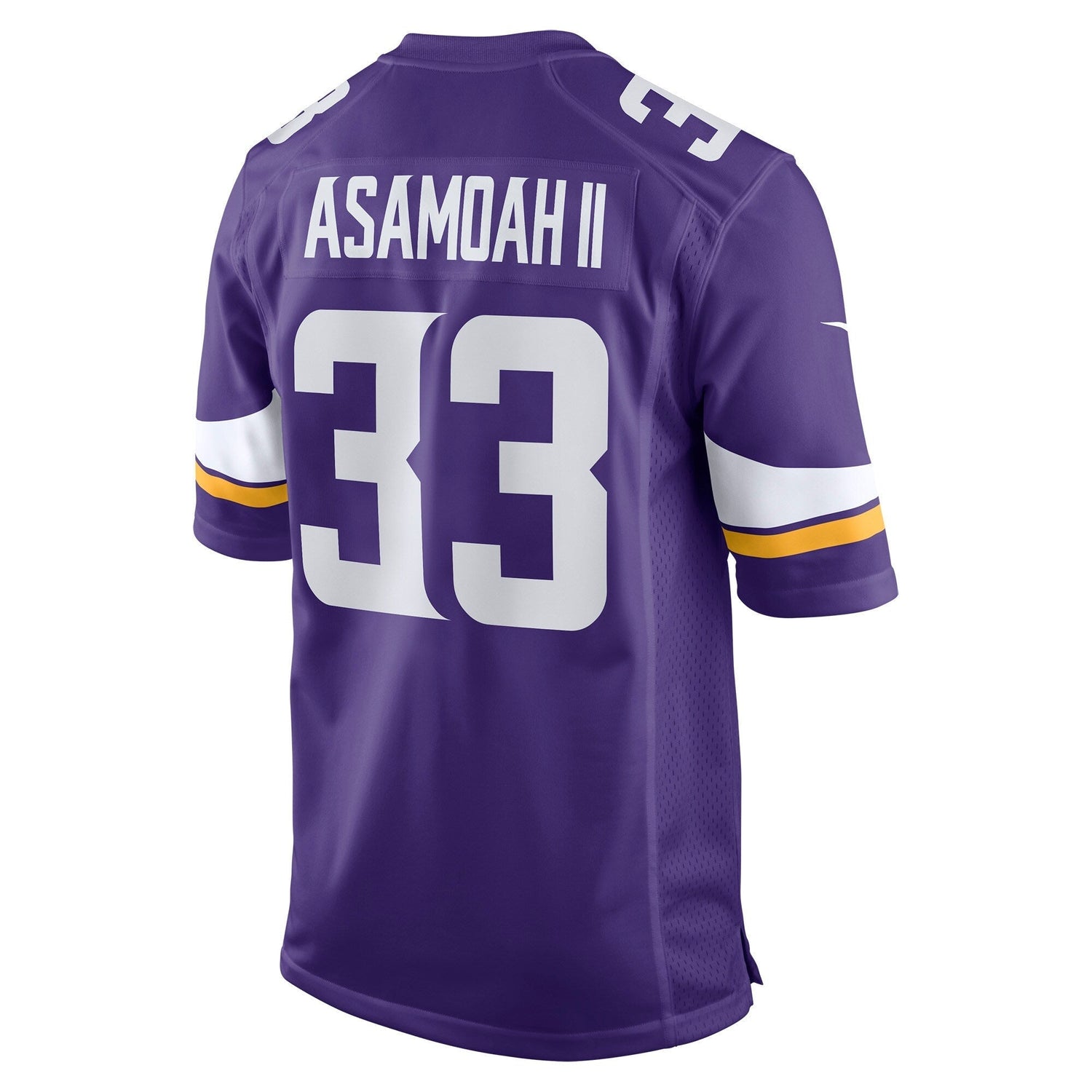 Brian Asamoah Minnesota Vikings Nike   Game Jersey - Purple