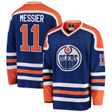 Mark Messier Edmonton Oilers   Premier Breakaway Retired  Jersey - Blue