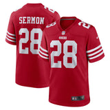 Trey Sermon San Francisco 49ers Nike   Game Jersey - Scarlet