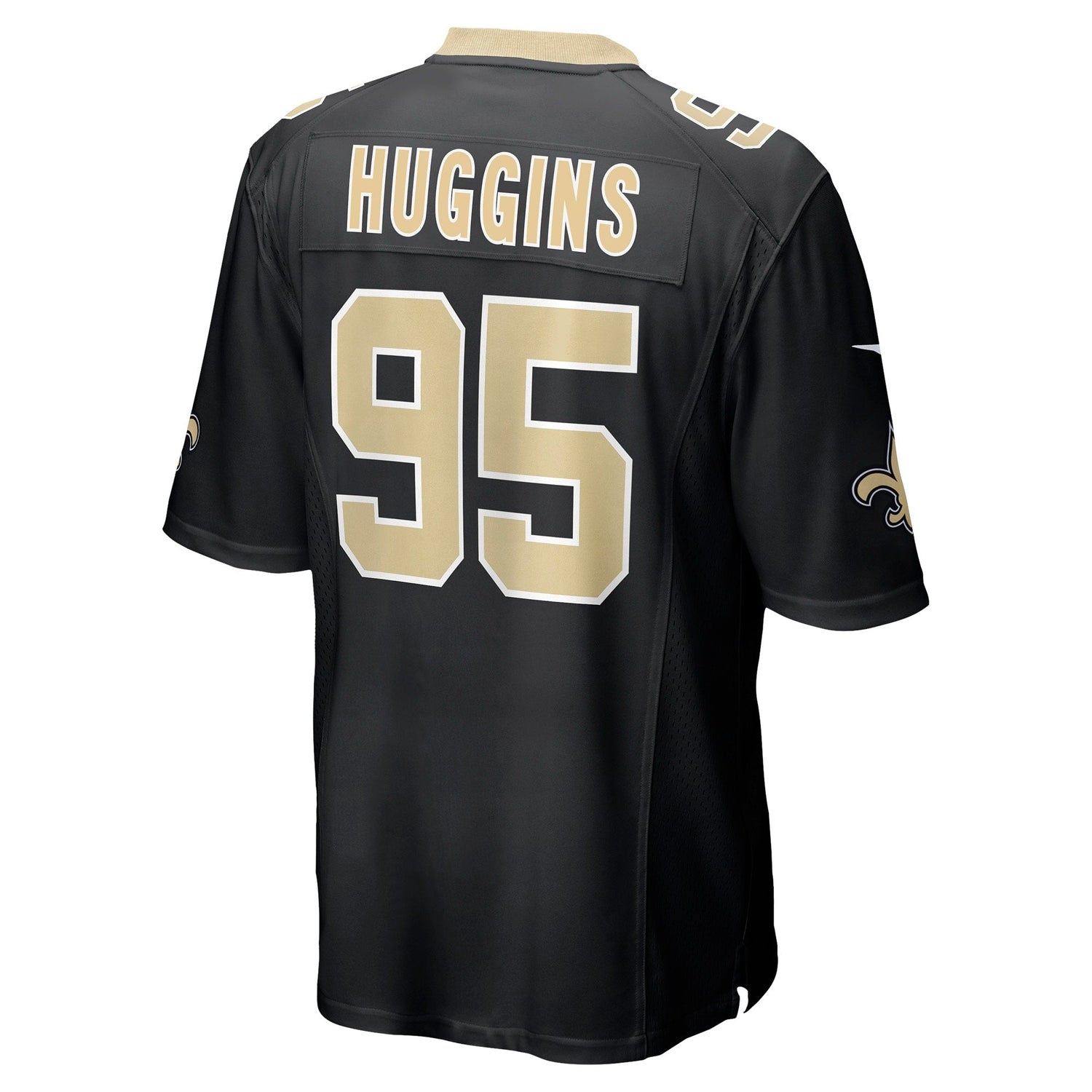 Albert Huggins New Orleans Saints Nike   Game Jersey - Black