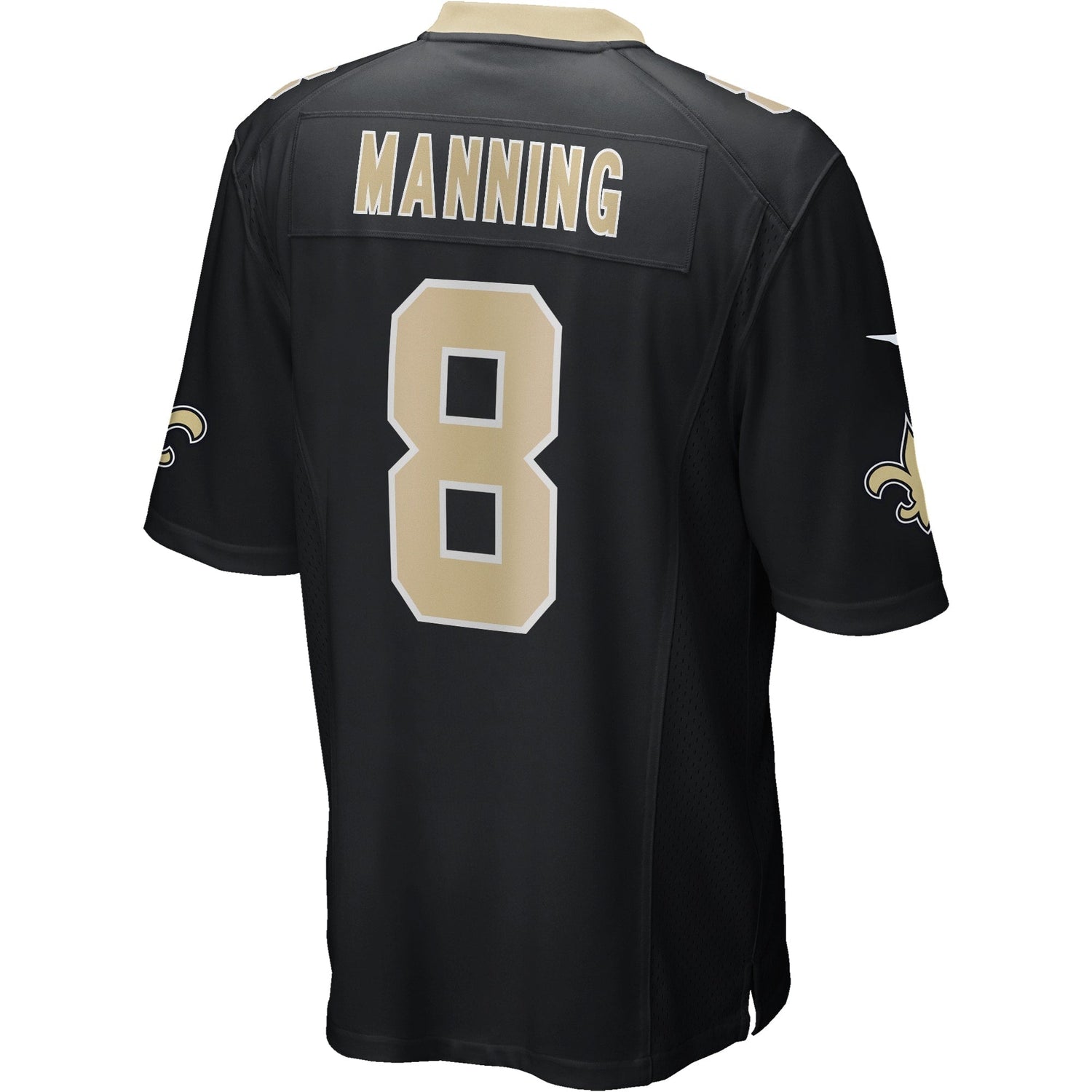 Archie Manning New Orleans Saints Nike Game Retired   Jersey - Black