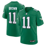A.J. Brown Philadelphia Eagles Nike Alternate Game   Jersey - Kelly Green