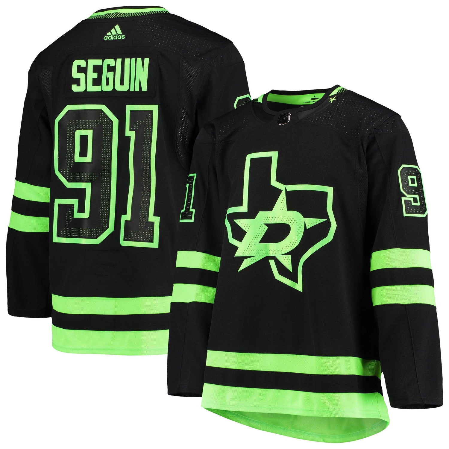 Tyler Seguin Dallas Stars   Alternate Primegreen   Jersey - Black