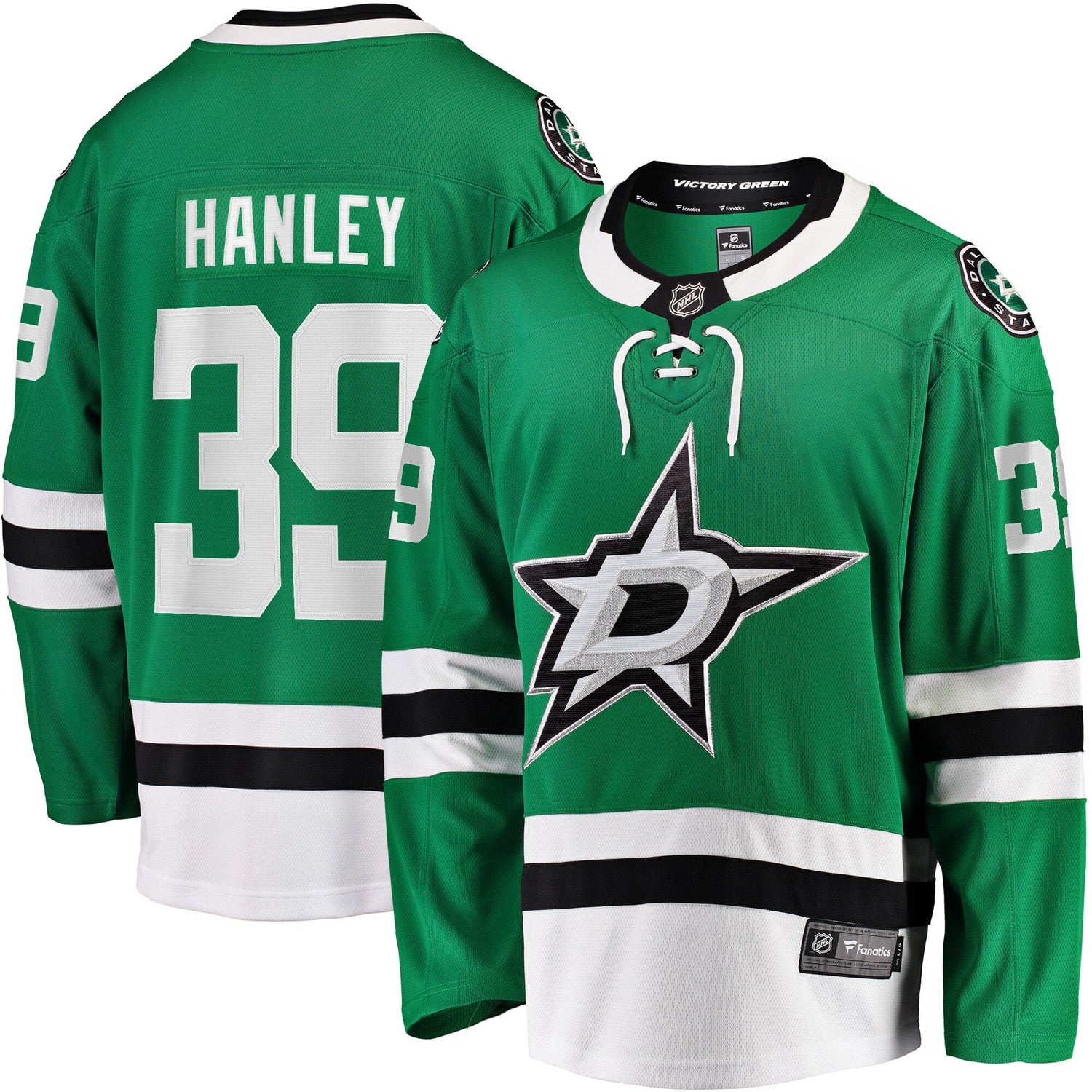 Joel Hanley Dallas Stars   Breakaway  Jersey - Kelly Green