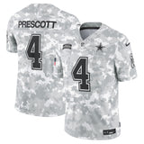 Dak Prescott Dallas Cowboys Nike 2024 Salute to Service Limited Jersey - Arctic Camo
