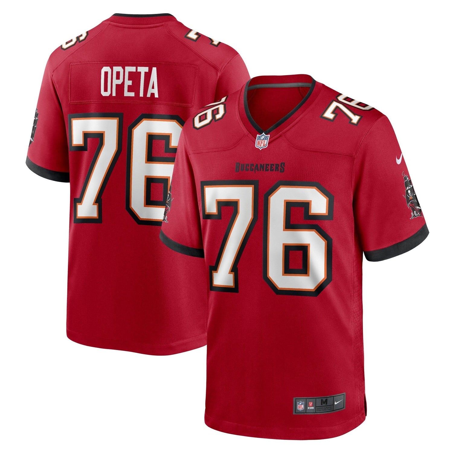 Iosua Opeta Tampa Bay Buccaneers Nike  Game Jersey -  Red