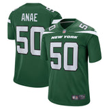 Bradlee Anae New York Jets Nike Game   Jersey - Gotham Green