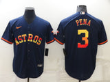 Men's Houston Astros Jeremy Pena #3 Navy Player Jersey