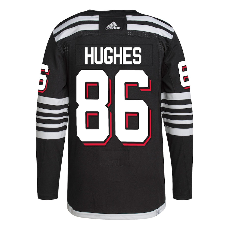 Jack Hughes New Jersey Devils   Alternate Primegreen   Jersey - Black
