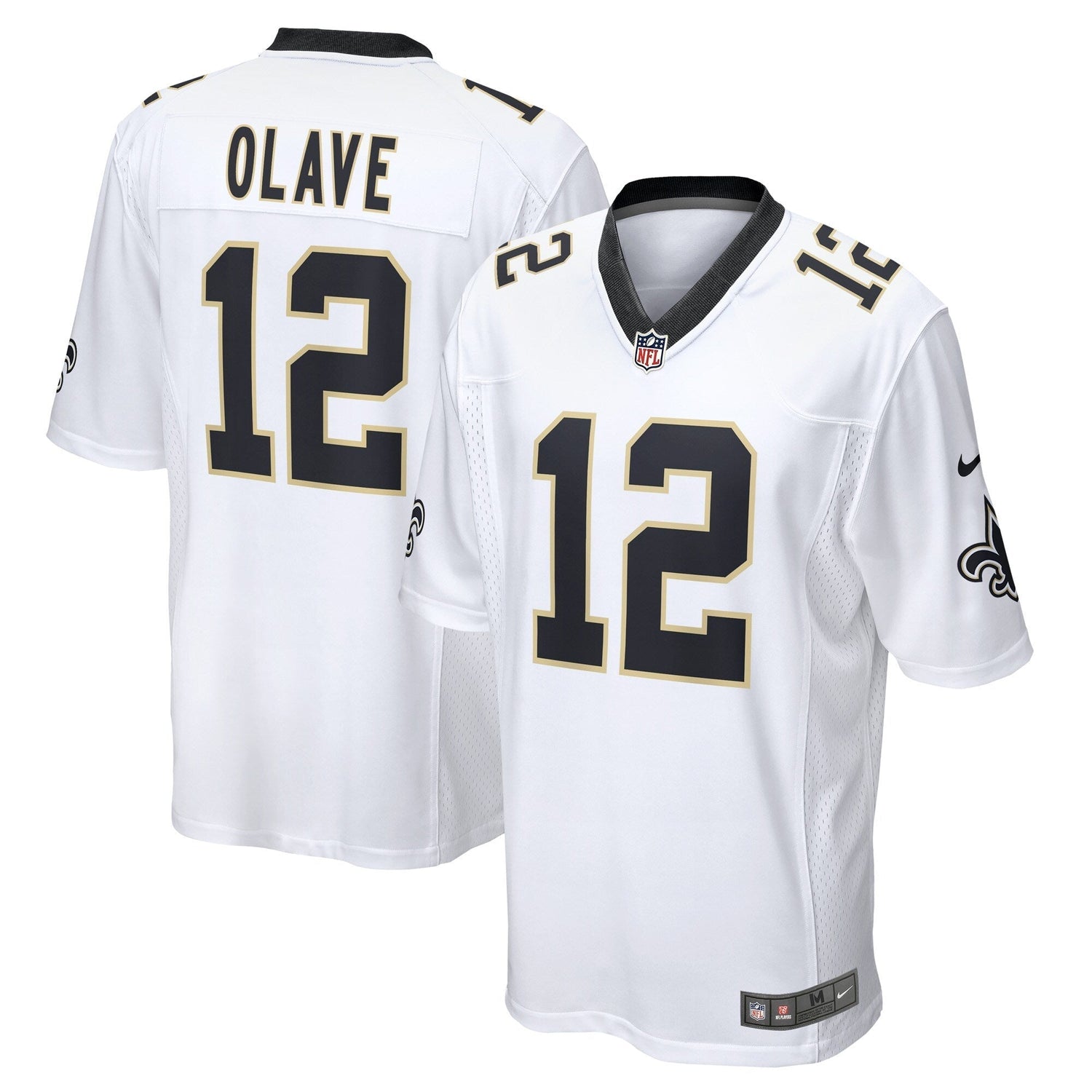 Chris Olave New Orleans Saints Nike Game   Jersey - White