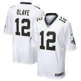 Chris Olave New Orleans Saints Nike Game   Jersey - White