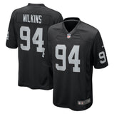 Christian Wilkins Las Vegas Raiders Nike Team Game Jersey -  Black