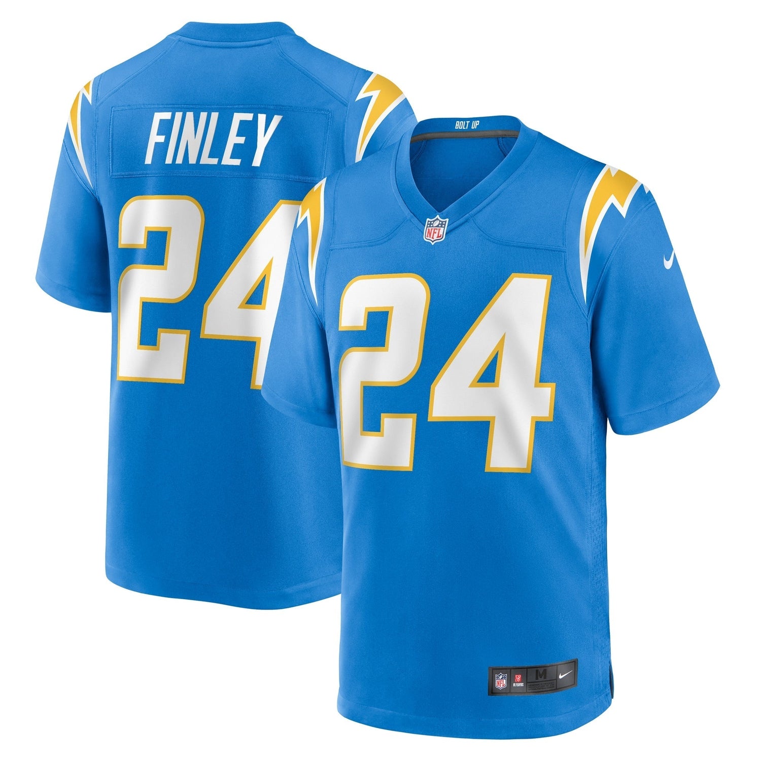 AJ Finley Los Angeles Chargers Nike Team Game Jersey -  Powder Blue