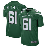Max Mitchell New York Jets Nike Game   Jersey - Gotham Green